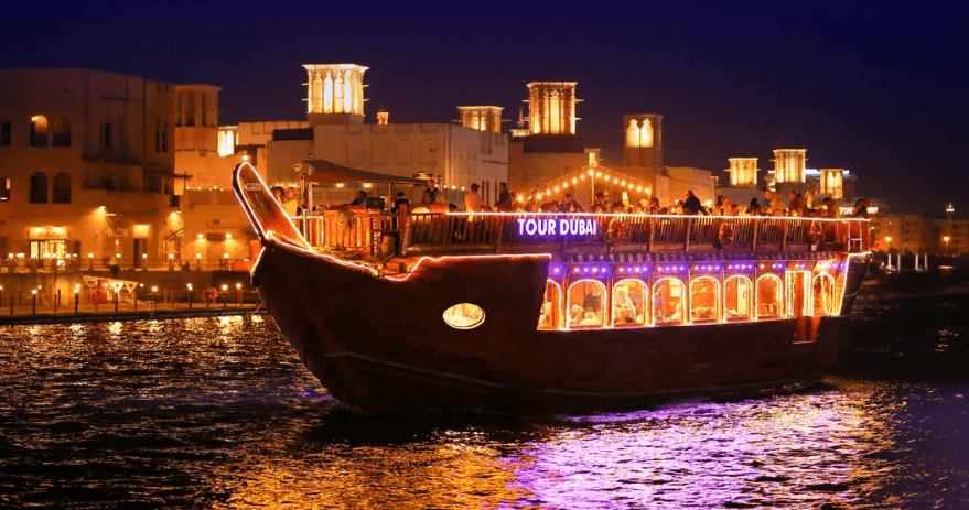 Dhow dinner cruise on Dubai creek - Image 1